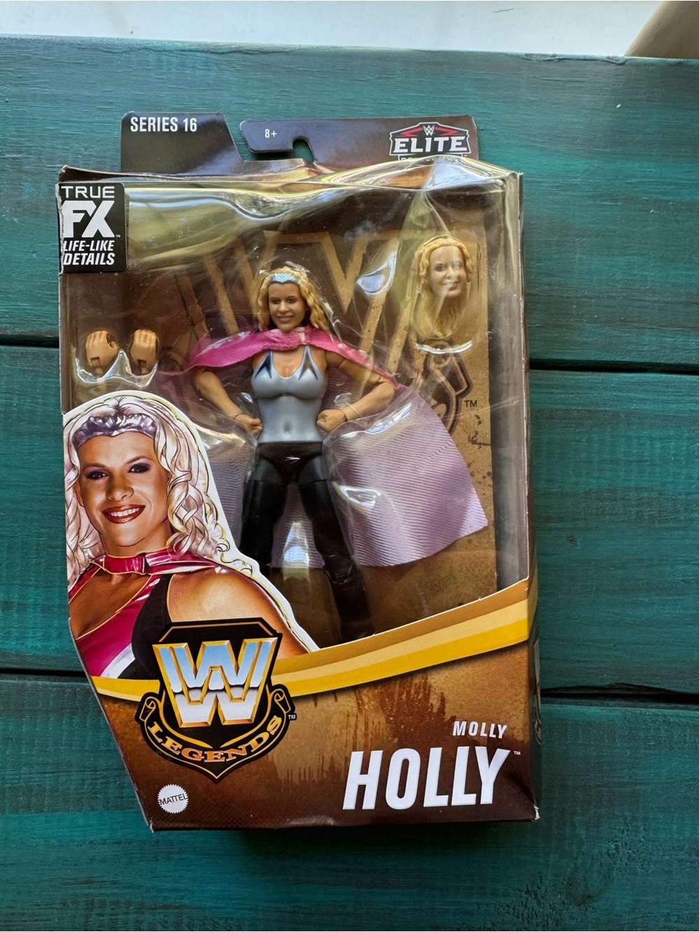 WWE Legends Molly Holly Action Figure - Pink Cape, Silver Top Series 16